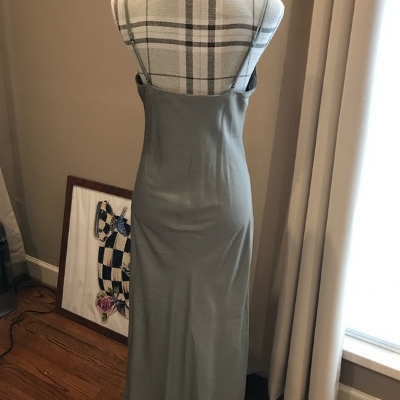 Elegant Abercrombie Green Slip Dress - Picture 2 of 5
